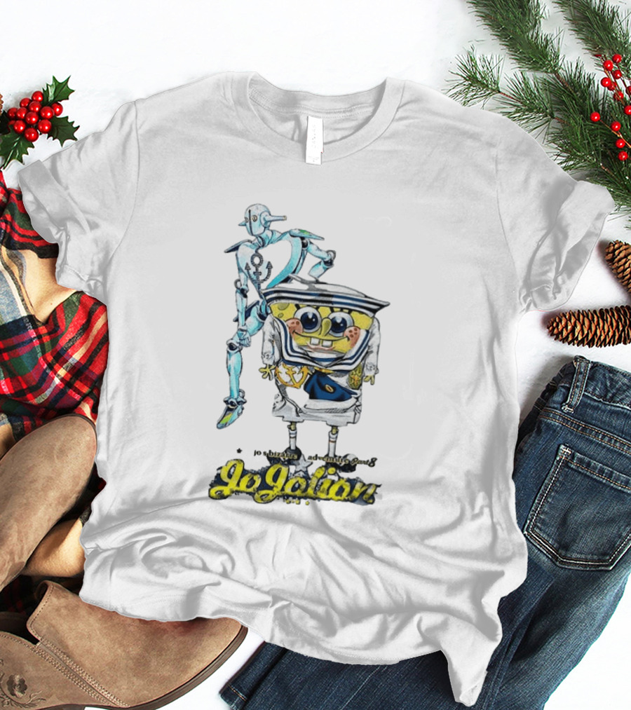 Jo Jolion JoJo's Bizarre Adventure Part 8 Spongebob T-Shirt