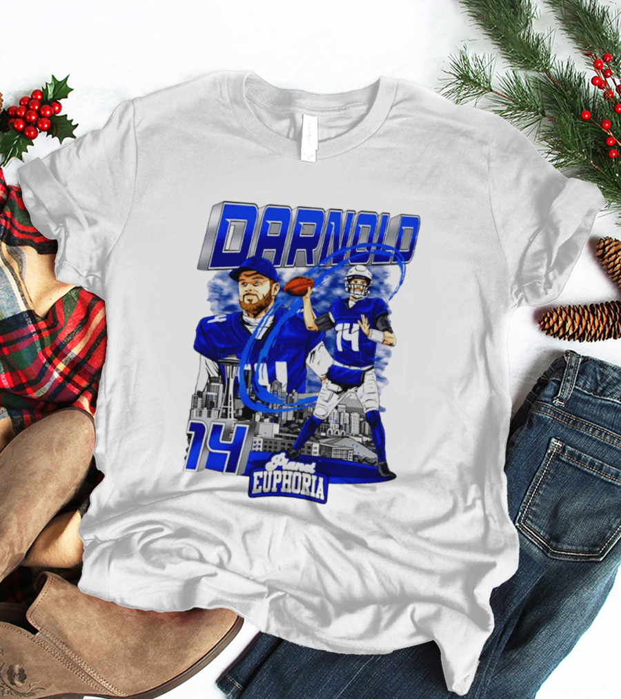 Darnold 14 Seattle Skyline Brand Euphoria T-Shirt