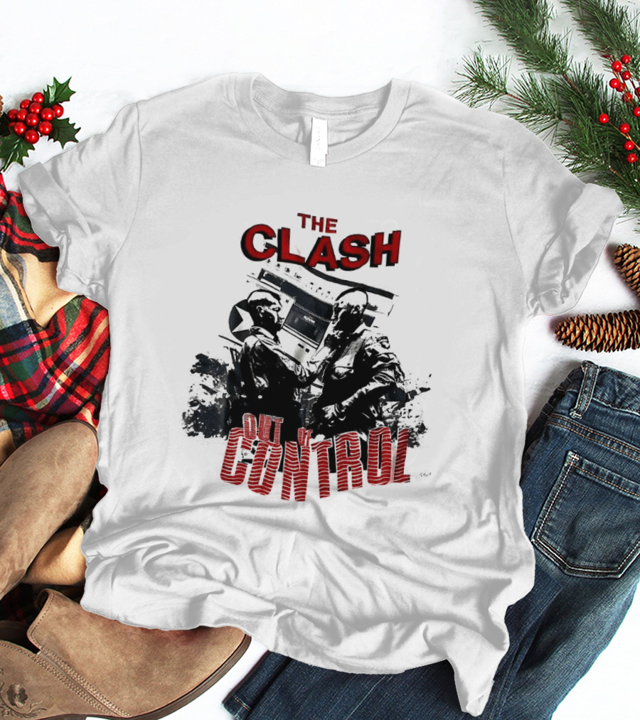 The Clash Out Of Control Riot Scene T-Shirt