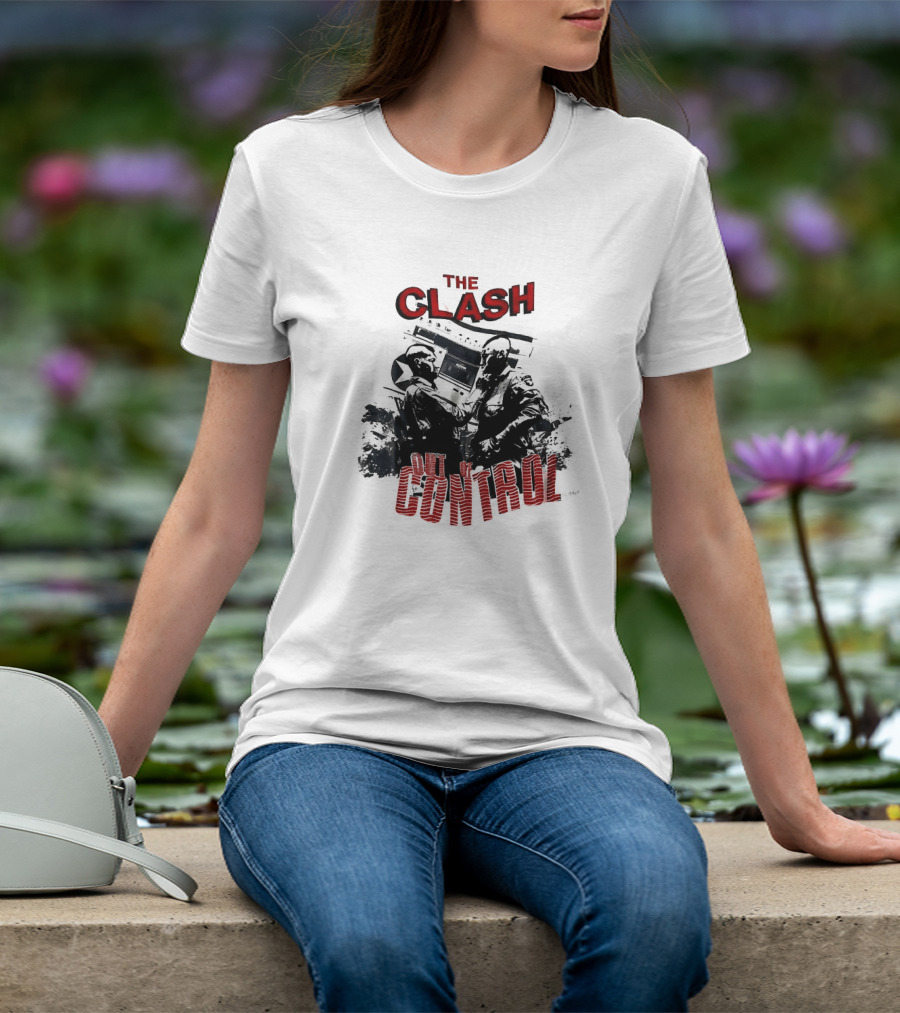 The Clash Out Of Control Riot Scene T-Shirt