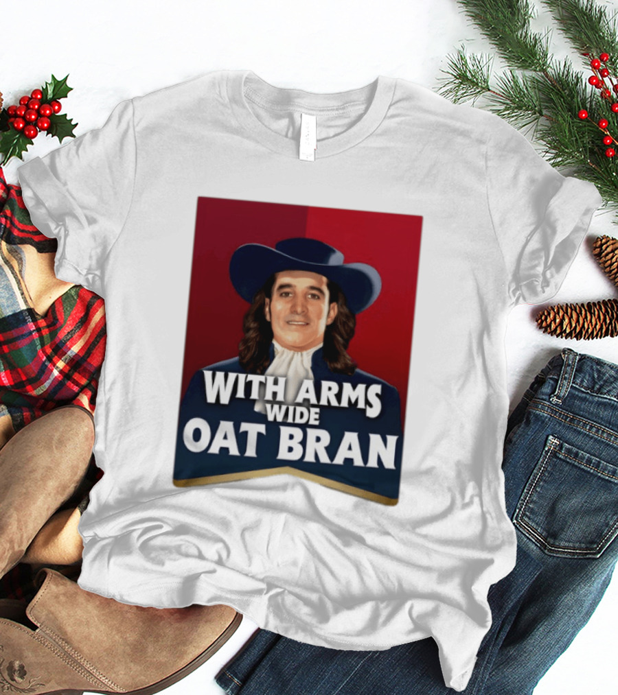 With Arms Wide Oat Bran Quaker T-Shirt