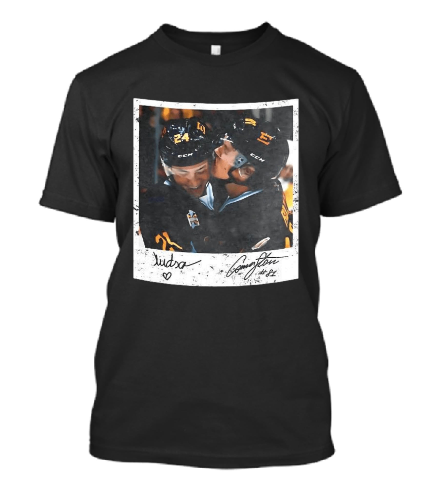 Ilya Rozanov Shane Hollander Kiss Hockey Polaroid Rivalry Movie Scene 24 87 T-Shirt