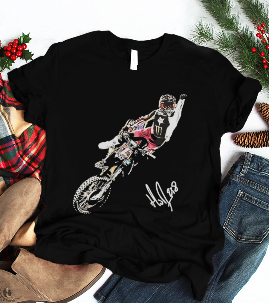 Haiden Deegan Motocross Supercross Back To Back Triumph T-Shirt