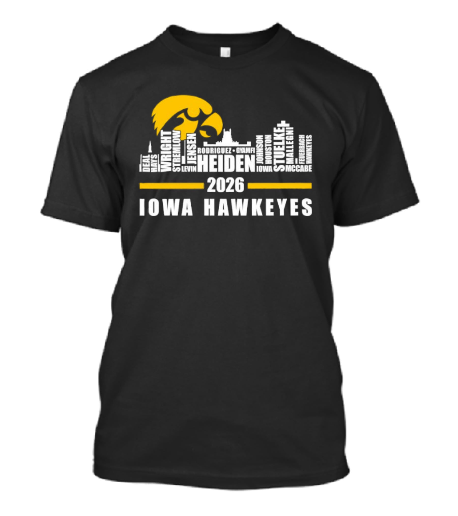 Iowa Hawkeyes 2026 Heiden Skyline T-Shirt