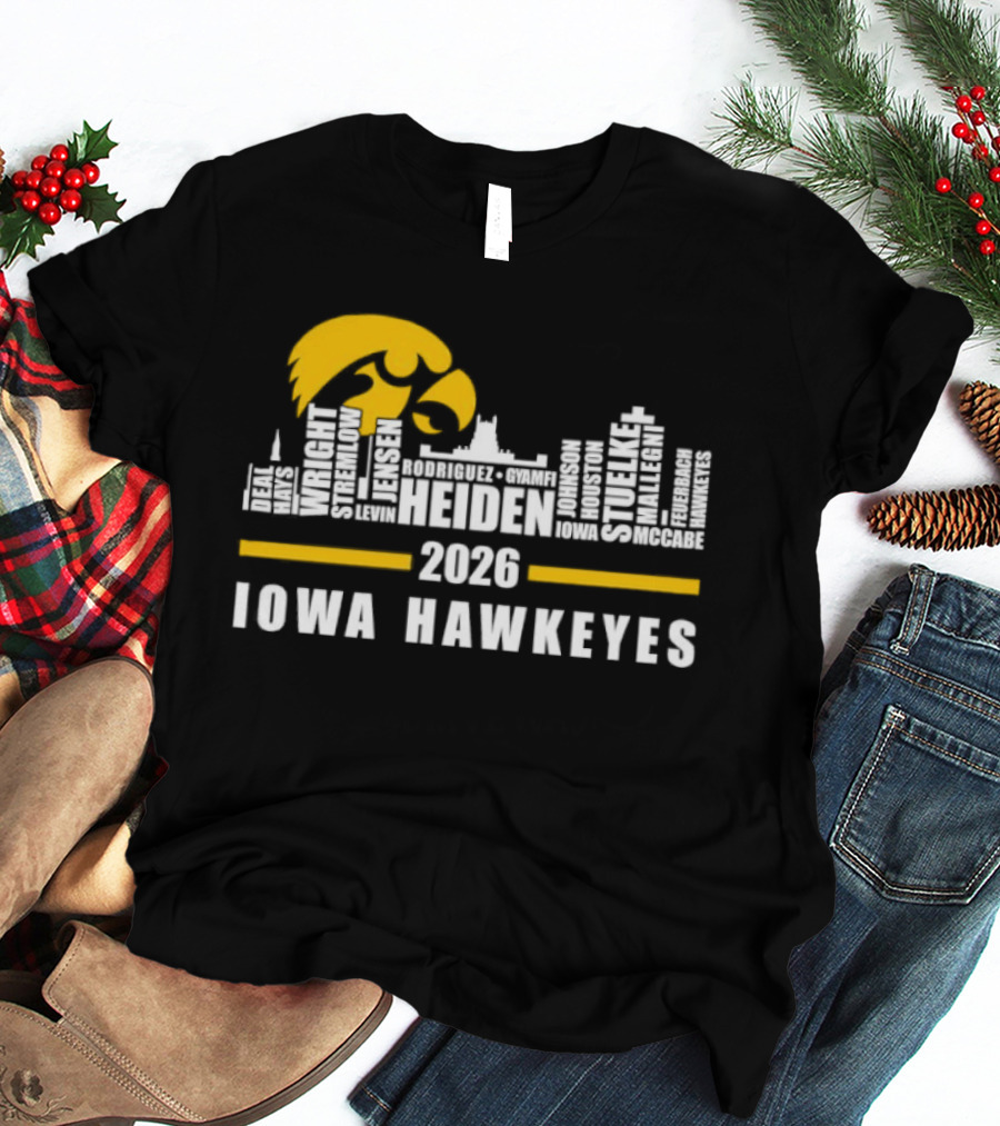 Iowa Hawkeyes 2026 Heiden Skyline T-Shirt
