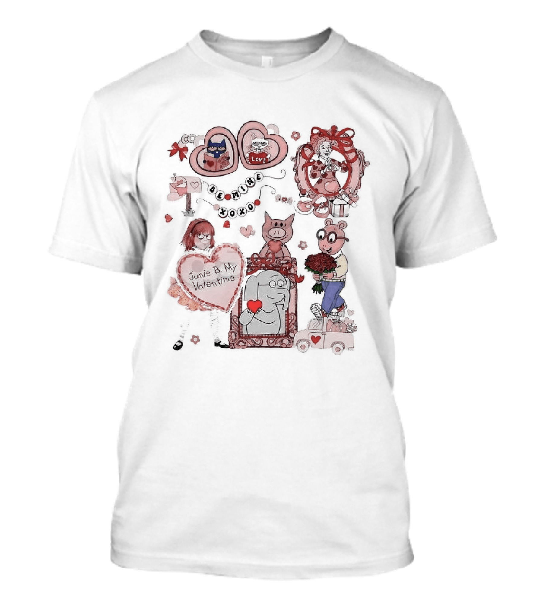 Be Mine XOXO Junie B. Valentine My Valentine Book Club T-Shirt