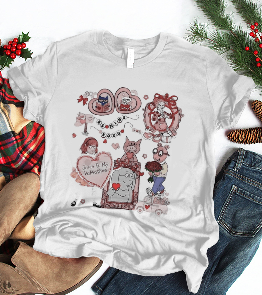 Be Mine XOXO Junie B. Valentine My Valentine Book Club T-Shirt
