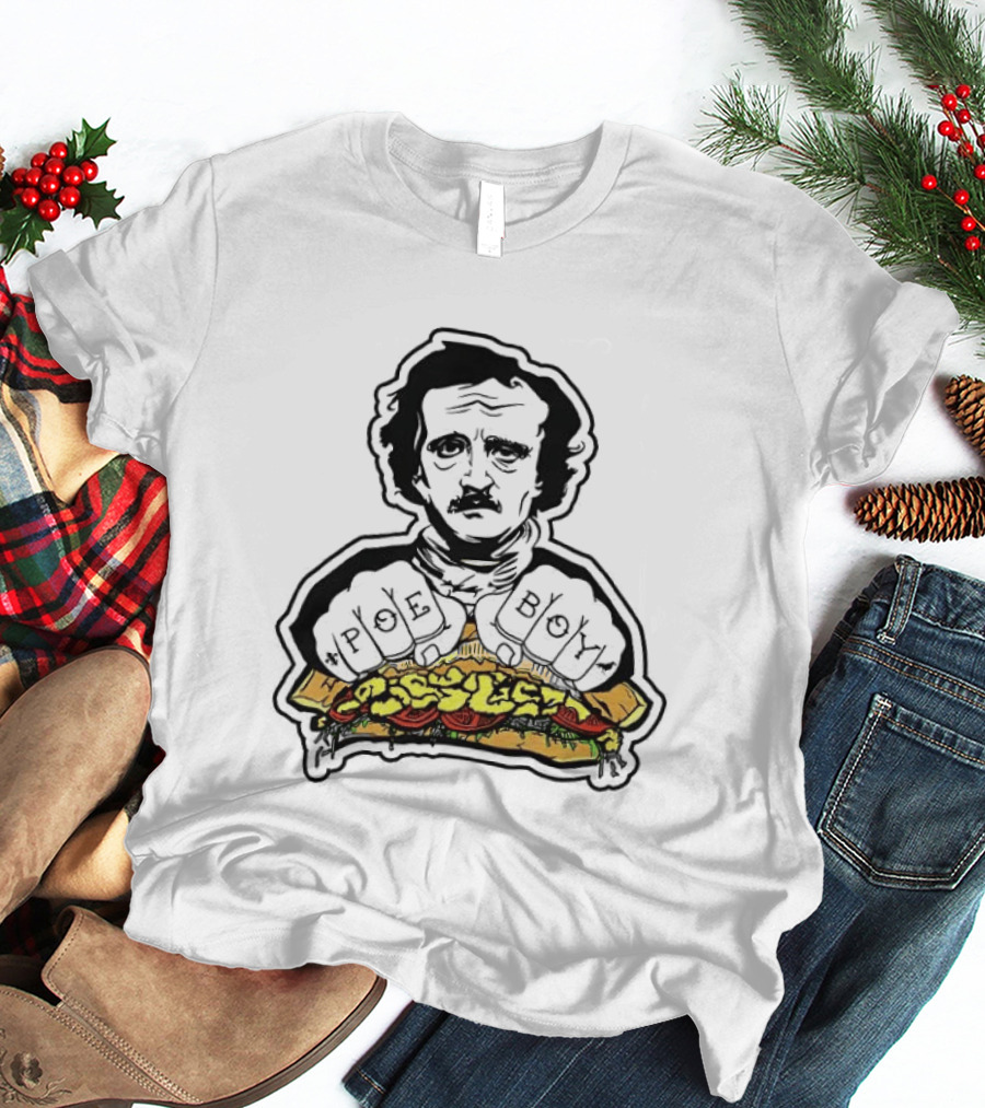 Edgar Allan Poe Poe Boy Sandwich T-Shirt
