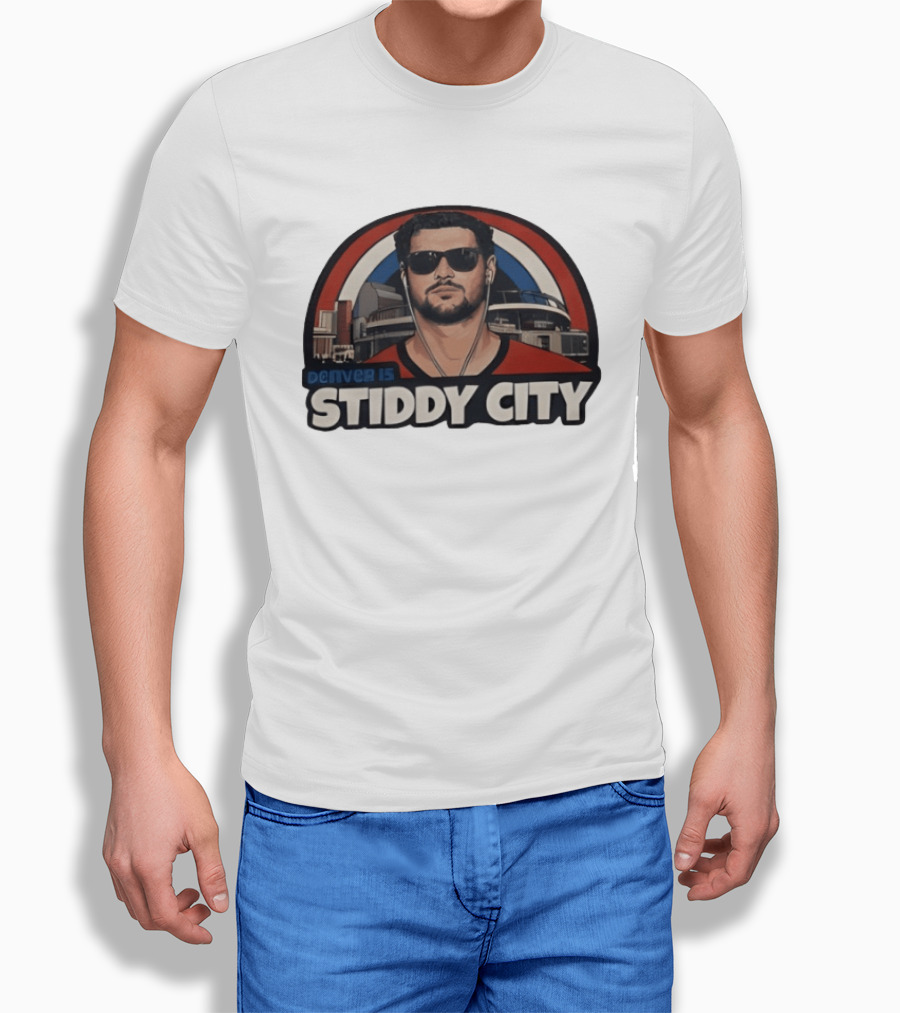 Jarrett Stidham Denver 15 Stiddy City T-Shirt