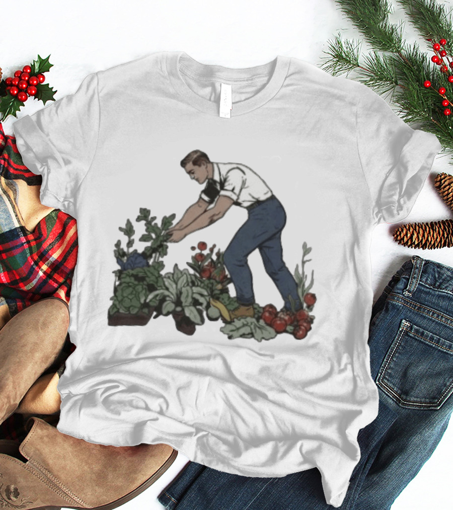 Alexander Skarsgard Gardening Vegetables Scene SNL T-Shirt