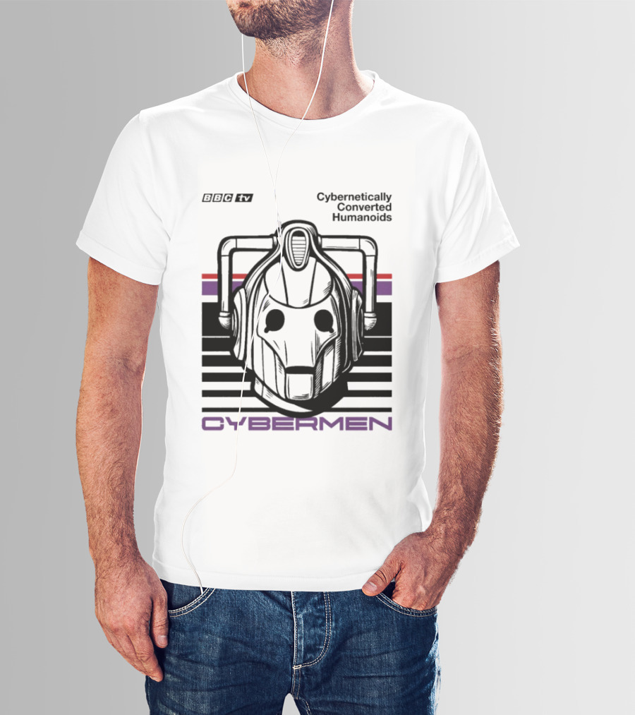 BBC TV Cybermen Cybernetically Converted Humanoids T-Shirt