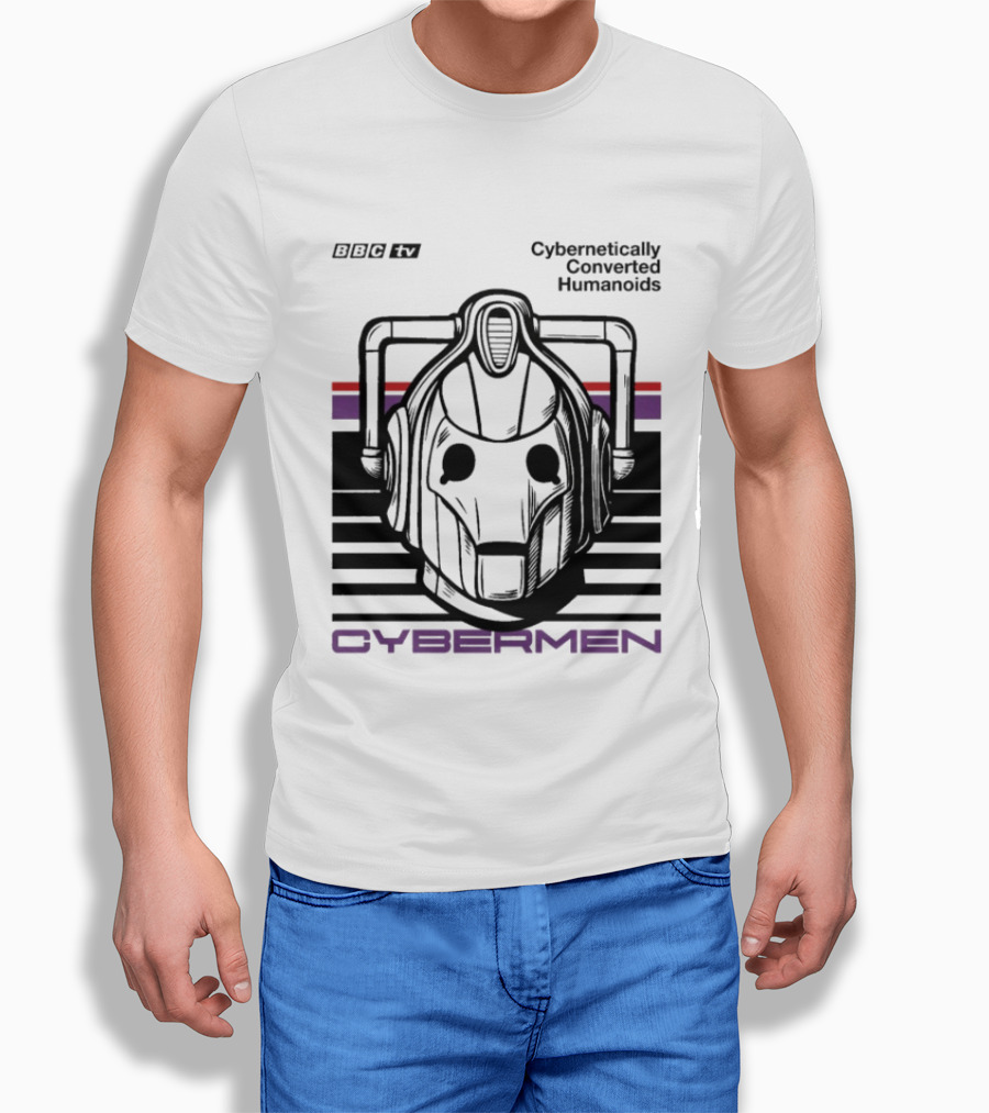 BBC TV Cybermen Cybernetically Converted Humanoids T-Shirt