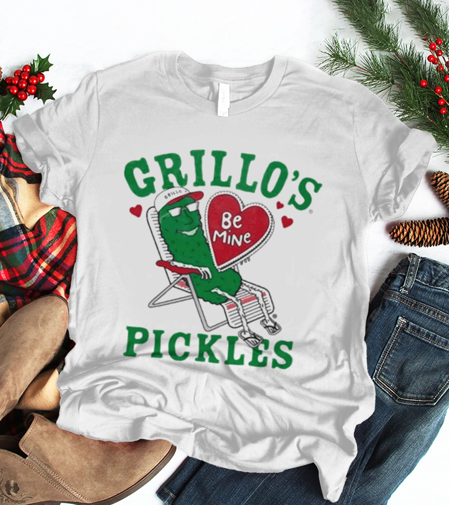 Grillo's Pickles Be Mine Valentine T-Shirt