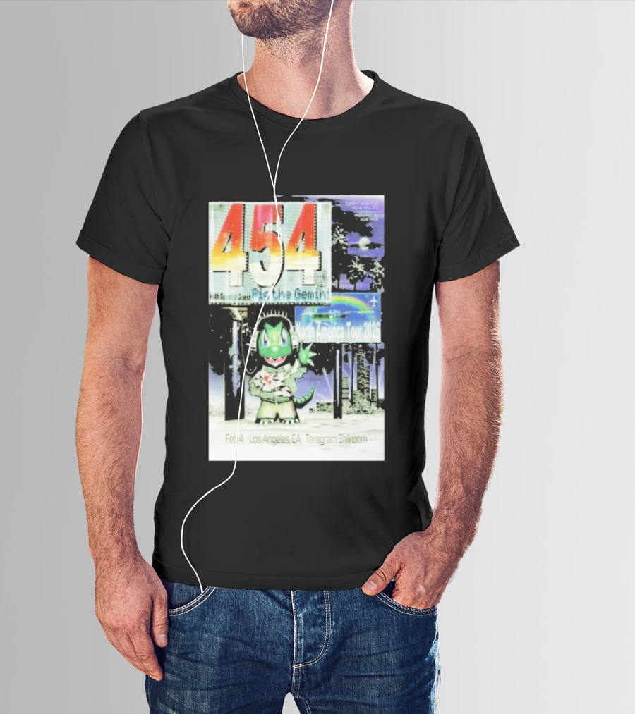 454 Pig The Gemini North America Tour 2026 Los Angeles Teragram Ballroom Feb 4 T-Shirt