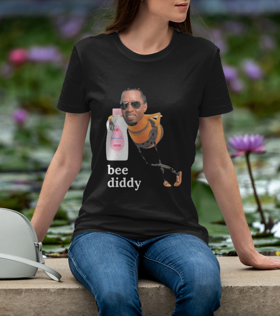 Bee Diddy Sean Combs Baby Oil Johnson's T-Shirt