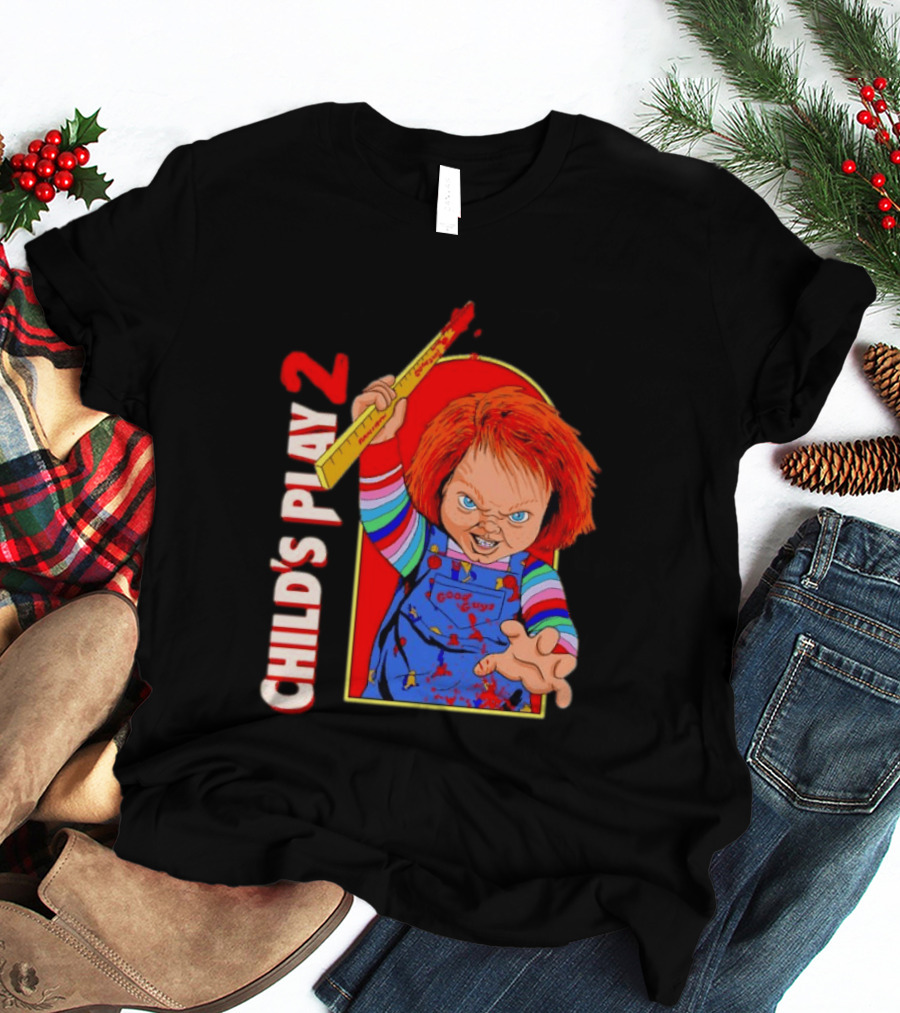 Child's Play 2 Chucky Good Guys Ruler T-Shirt