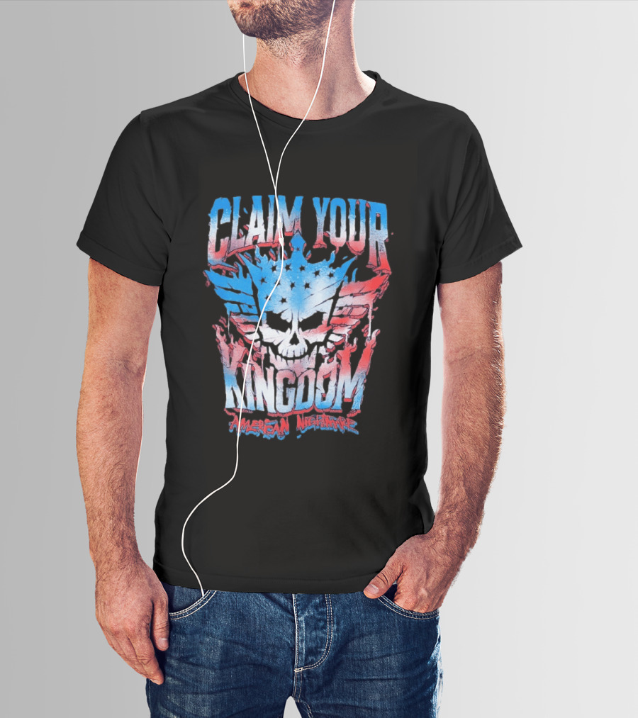 Claim Your Kingdom American Nightmare Cody Rhodes Chenille Pullover T-Shirt