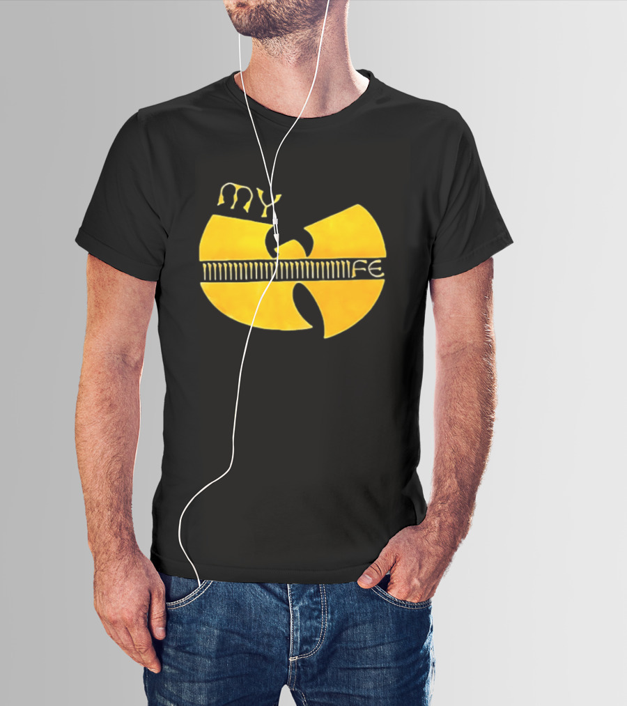 Yellow Wu Tang Clan My Life Symbolic Tribute Collaboration T-Shirt