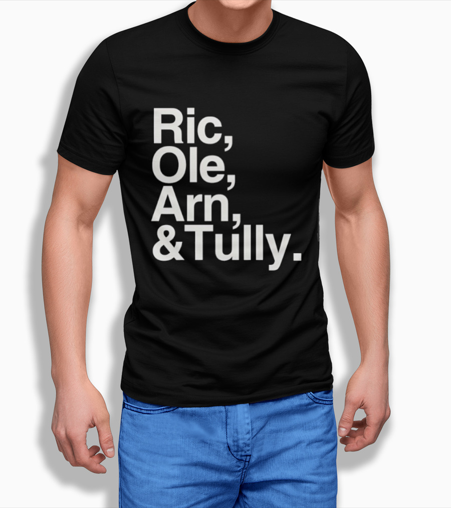 Ric Ole Arn & Tully Retro Wrestling Legends T-Shirt