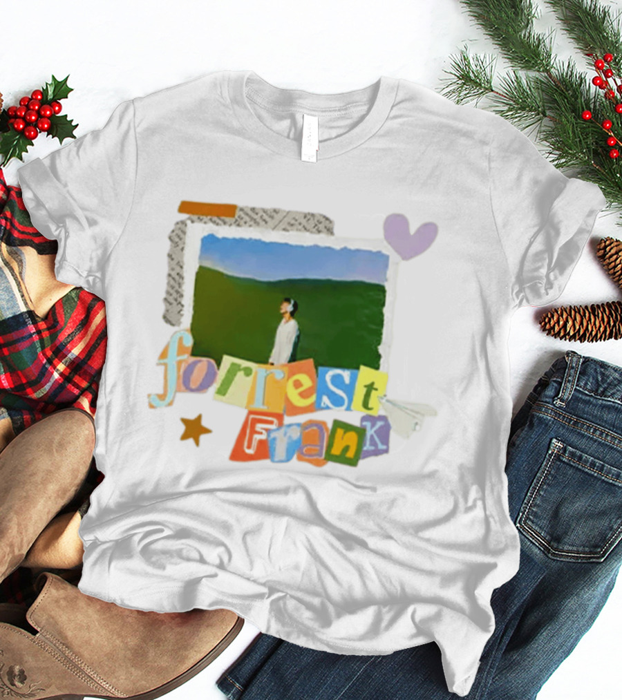 Forrest Frank Collage Style Pastel Colors With Nature T-Shirt