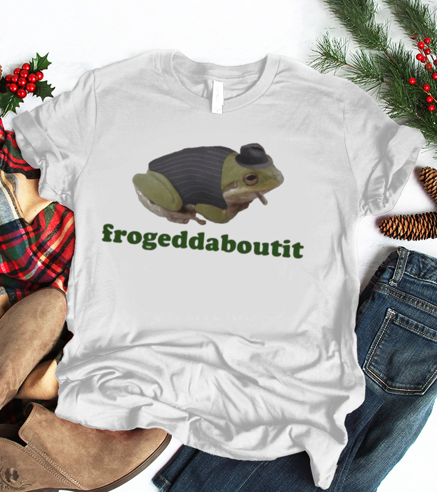 Frogeddaboutit Frog In Suit And Hat T-Shirt