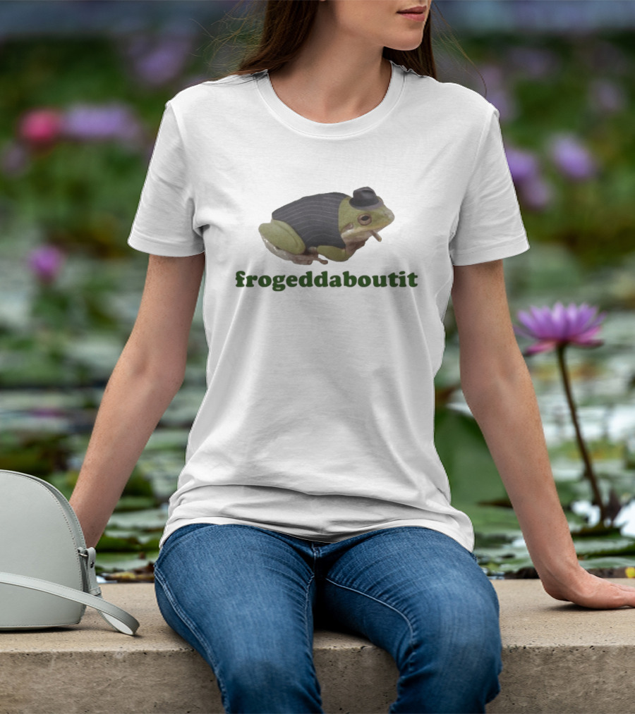 Frogeddaboutit Frog In Suit And Hat T-Shirt