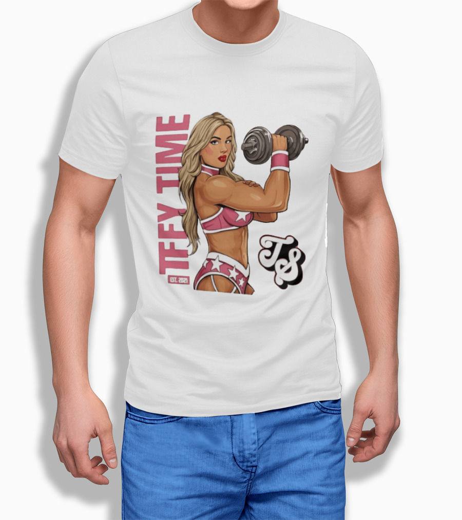 Tiffy Time Tiffany Stratton TS EST 2021 Stars Fitness T-Shirt