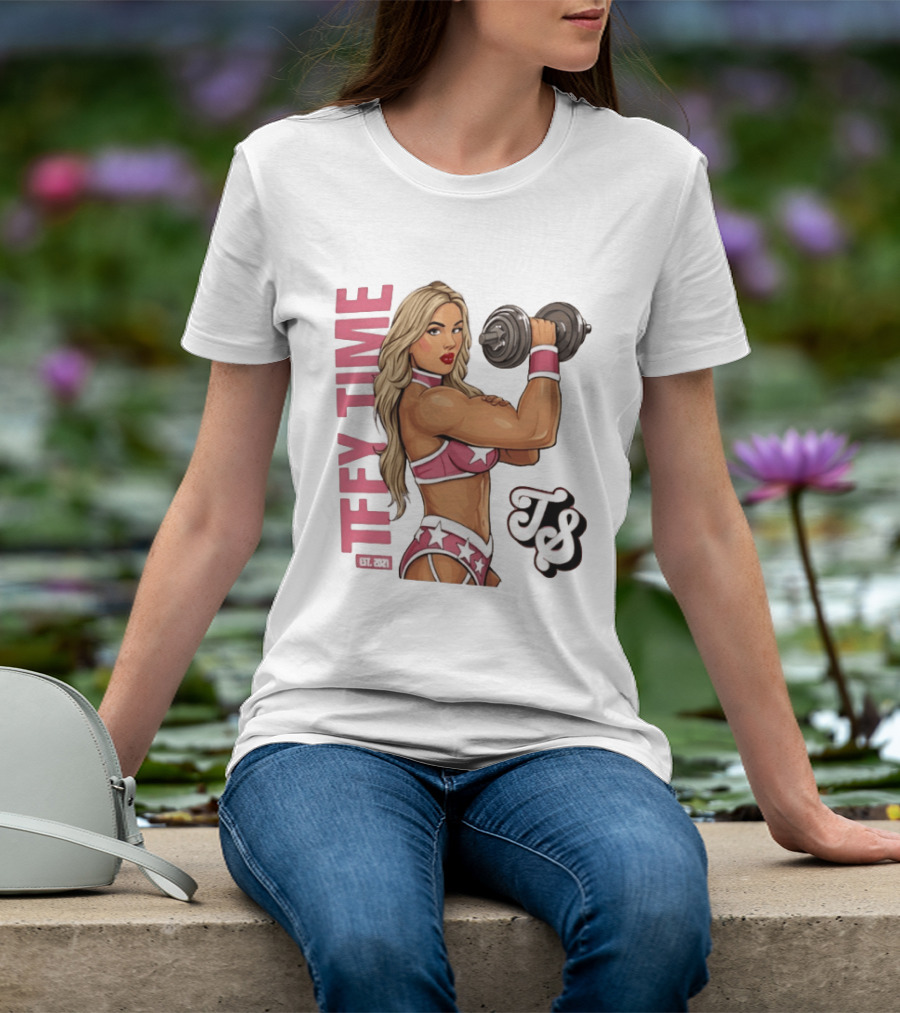 Tiffy Time Tiffany Stratton TS EST 2021 Stars Fitness T-Shirt