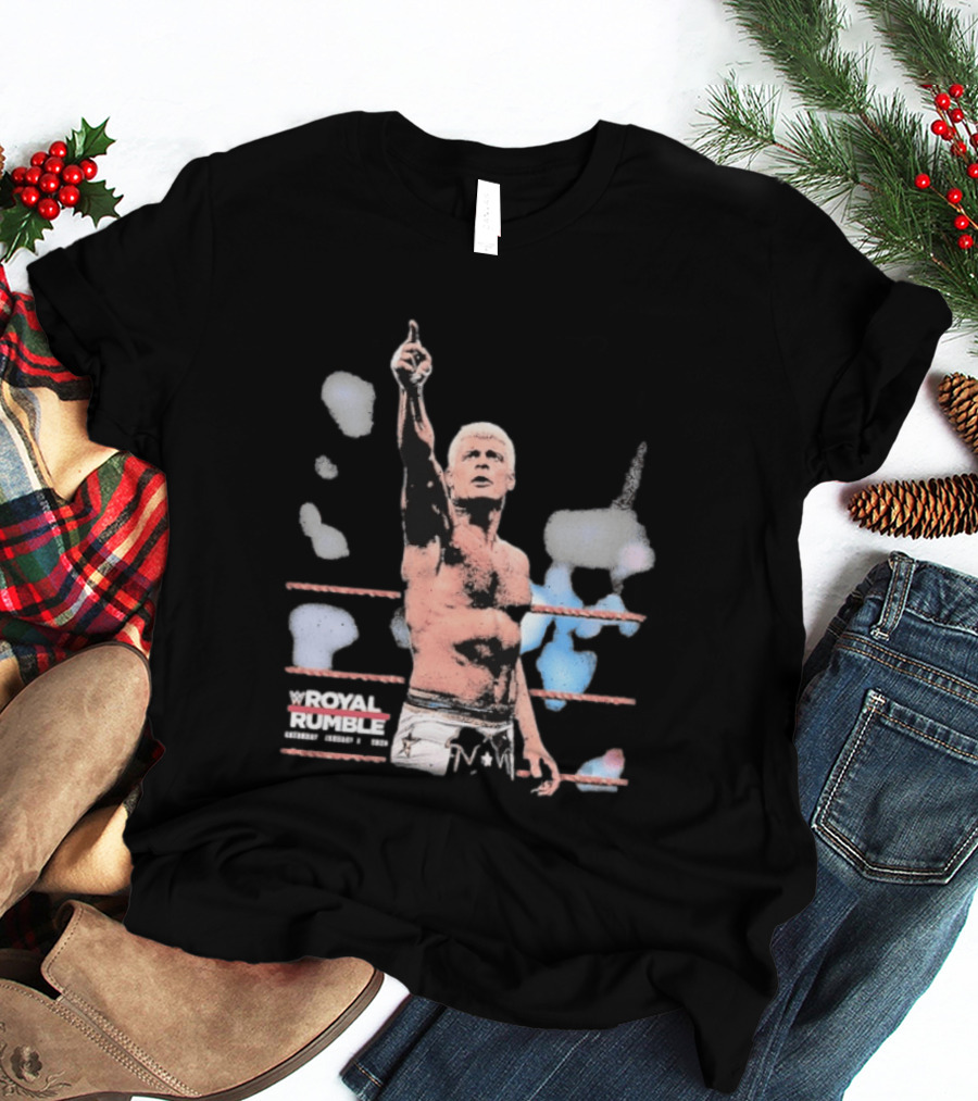 Cody Rhodes WWE Royal Rumble Wrestling Event 2024 T-Shirt