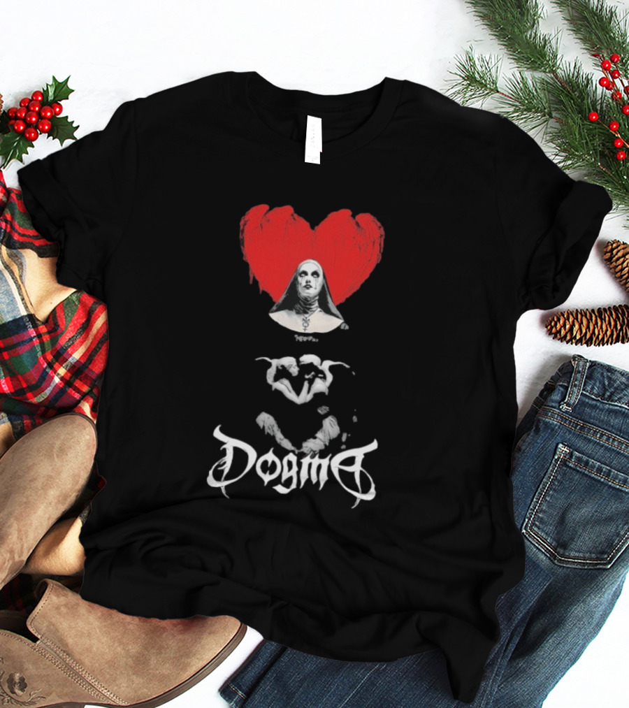 Dogma Nun Heart Valentine's Day T-Shirt