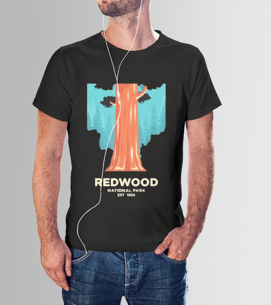 Redwood National Park Est 1968 Tree T-Shirt