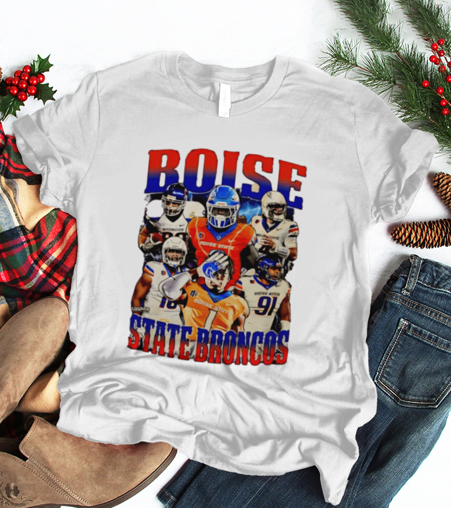 Boise State Broncos Football Legends Players T-Shirt
