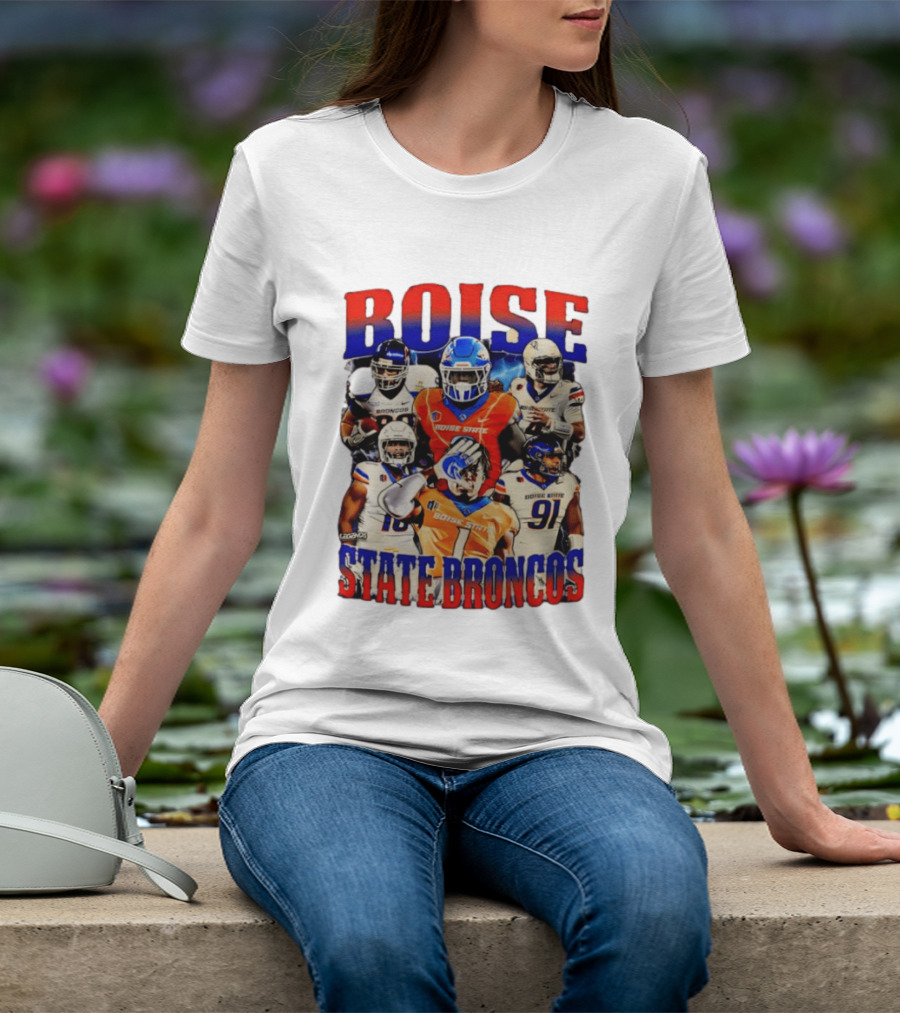 Boise State Broncos Football Legends Players T-Shirt