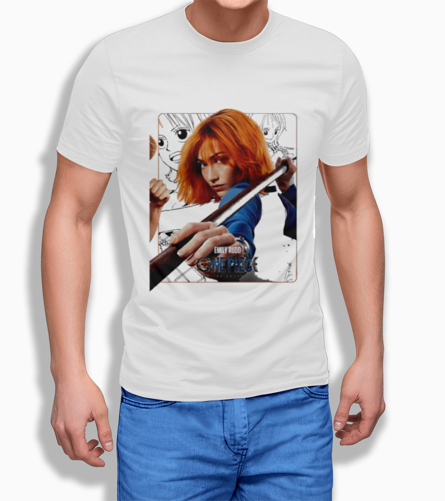 One Piece Live Action Emily Rudd As Nami Grand Line Adventure T-Shirt