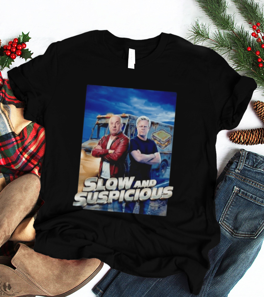 Slow And Suspicious Food Truck Crossover Duo T-Shirt