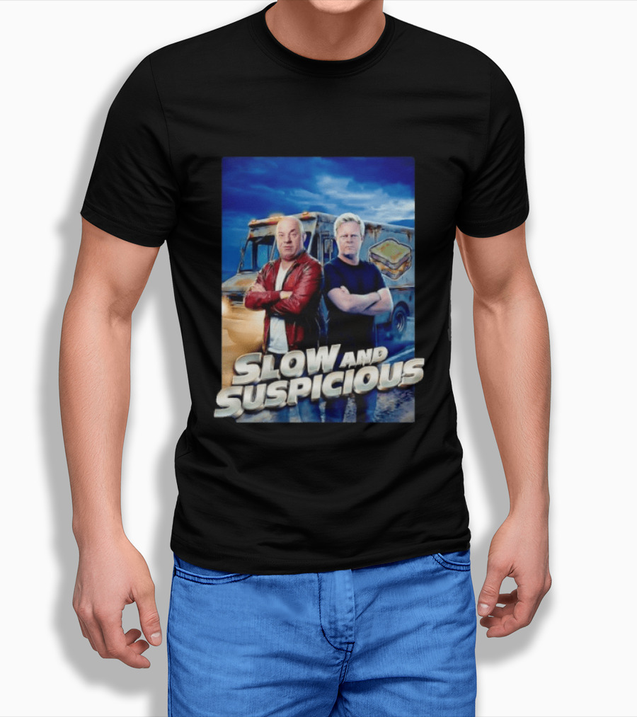 Slow And Suspicious Food Truck Crossover Duo T-Shirt