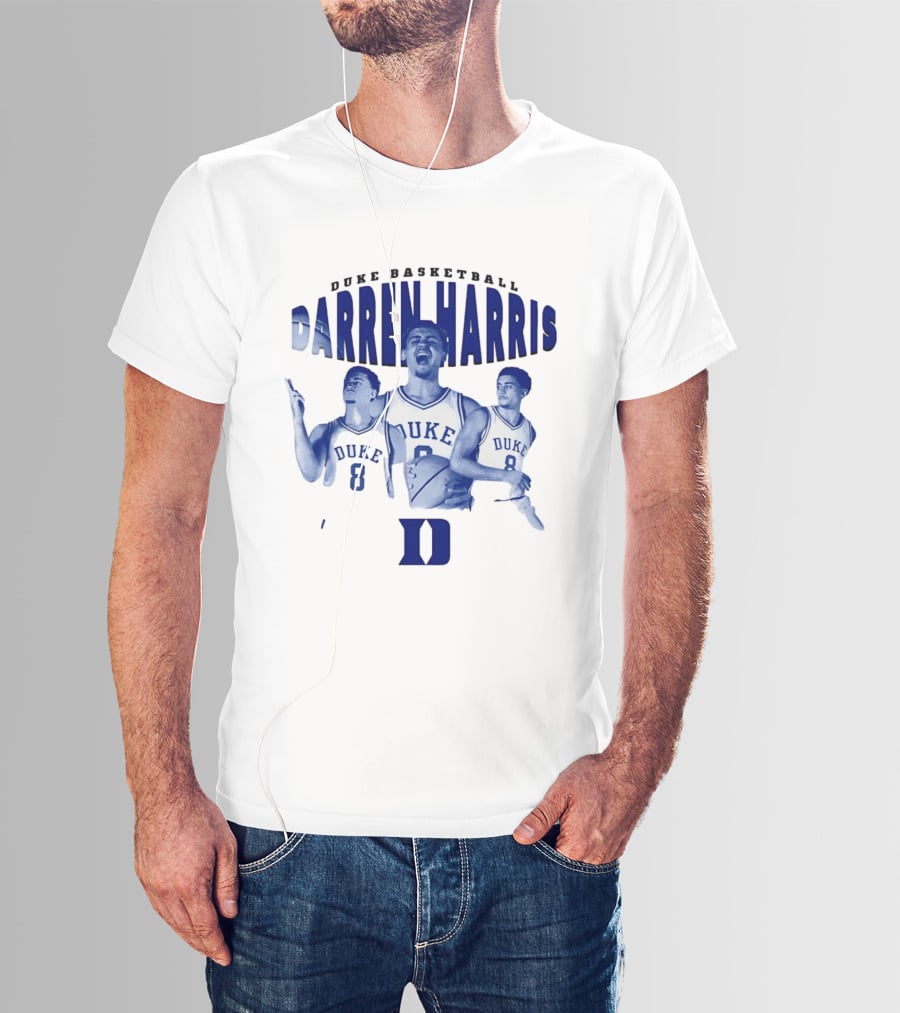 Duke Basketball Darren Harris 8 T-Shirt