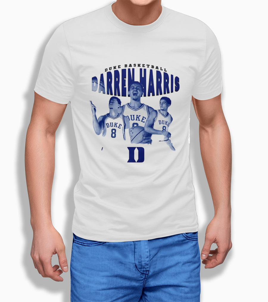 Duke Basketball Darren Harris 8 T-Shirt