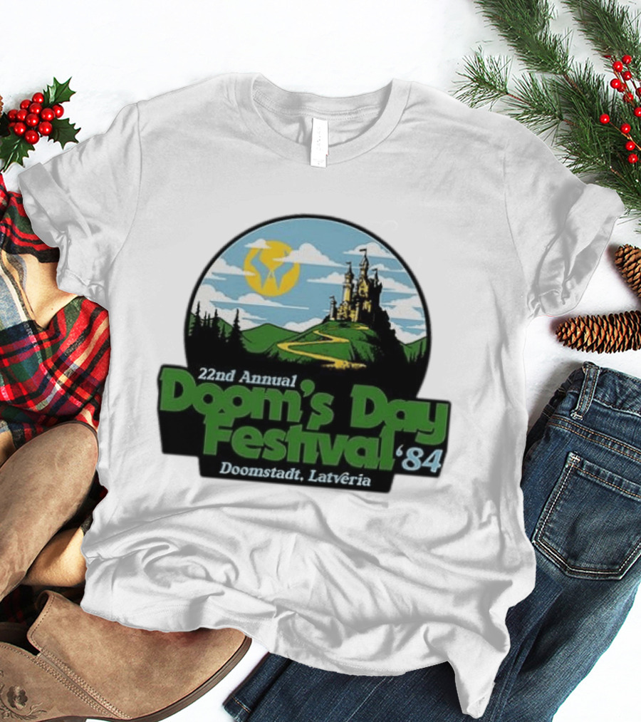 22nd Annual Doom's Day Festival '84 Doomstadt Latveria Event T-Shirt