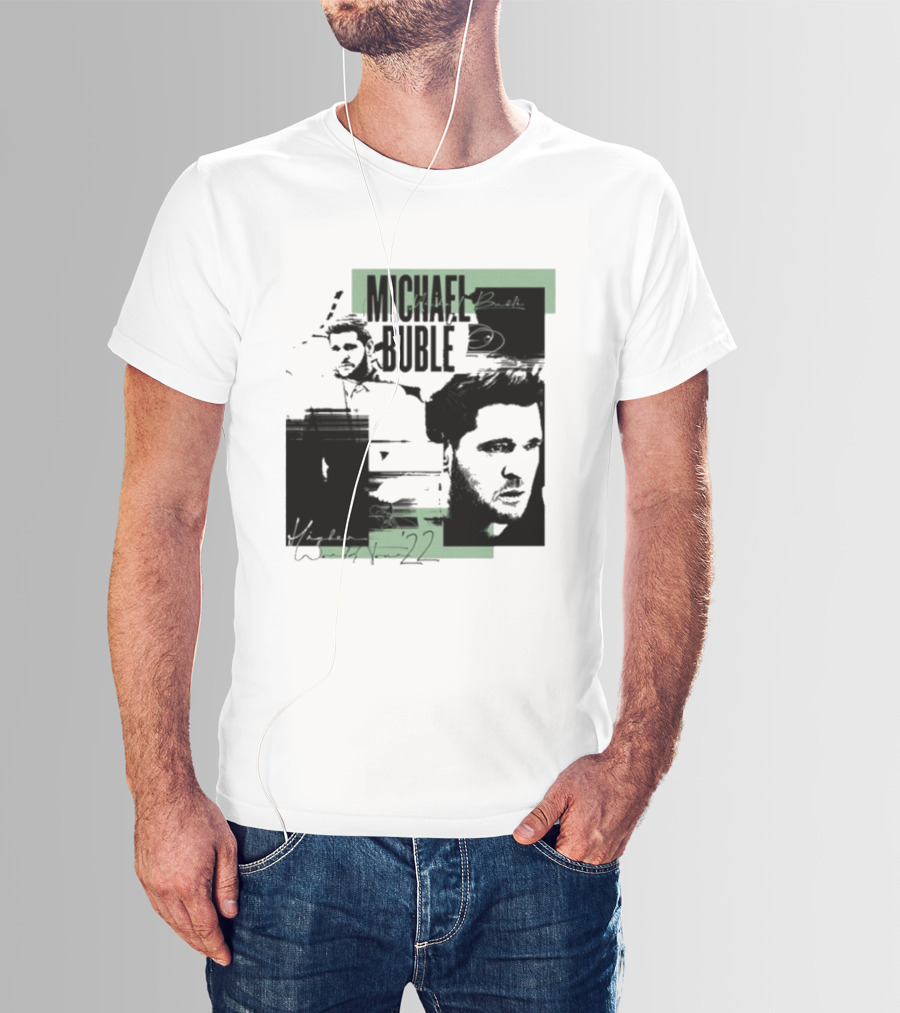 Michael Buble Higher Photo Collage 2022 T-Shirt