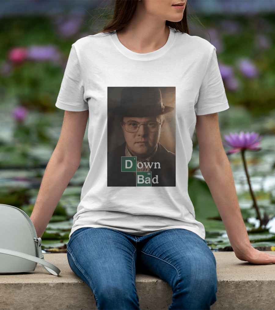 Down Bad Walter Chemistry Parody Breaking Series T-Shirt