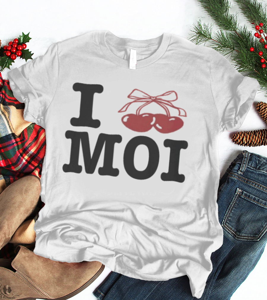 I Love Moi Cherry Bow Millie Bobby Brown T-Shirt