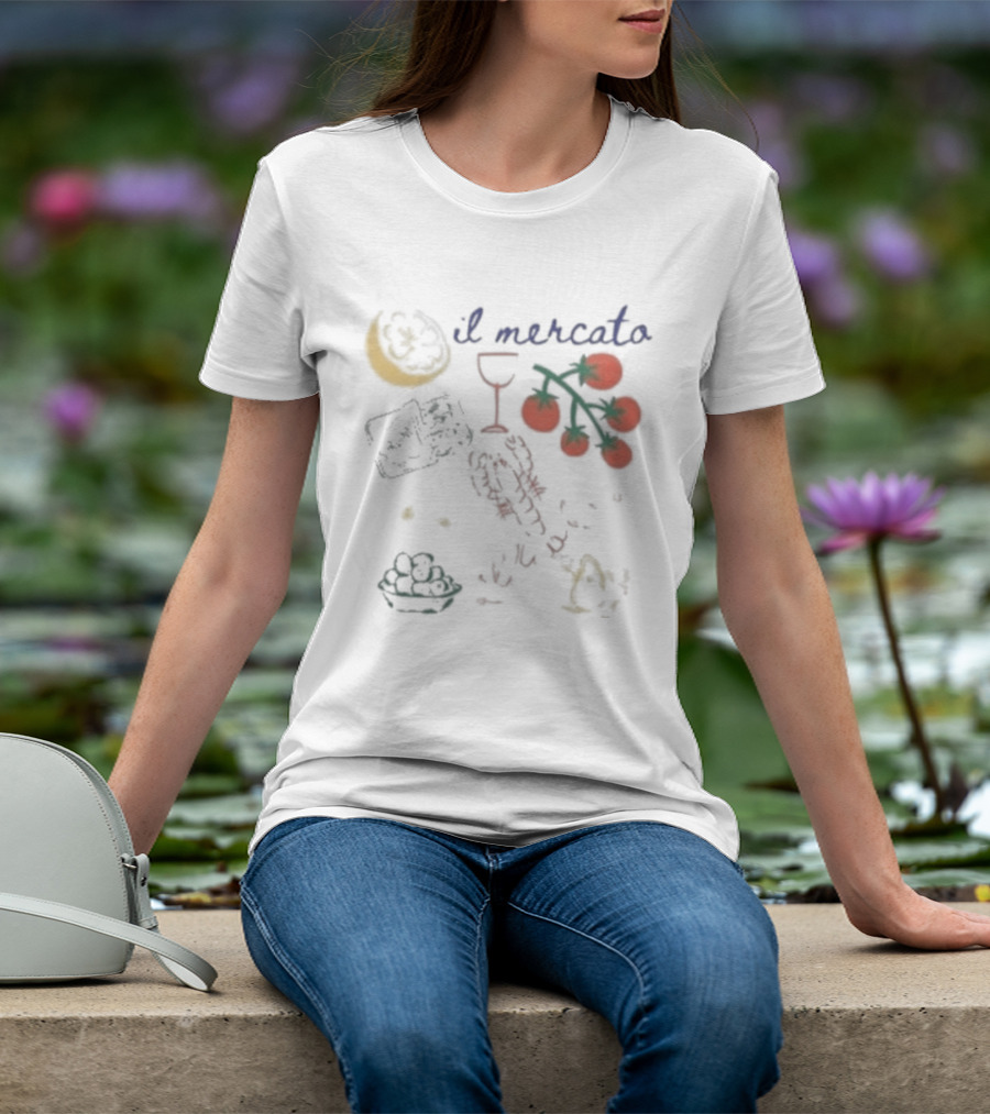 Summer House Season 10 Amanda Il Mercato Tomatoes Wine Moon T-Shirt