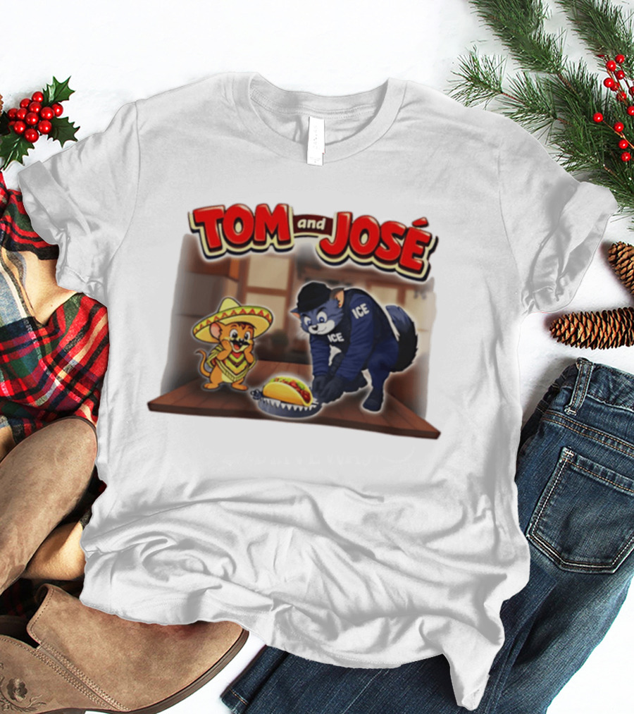 Tom And José Taco Humor Ice T-Shirt
