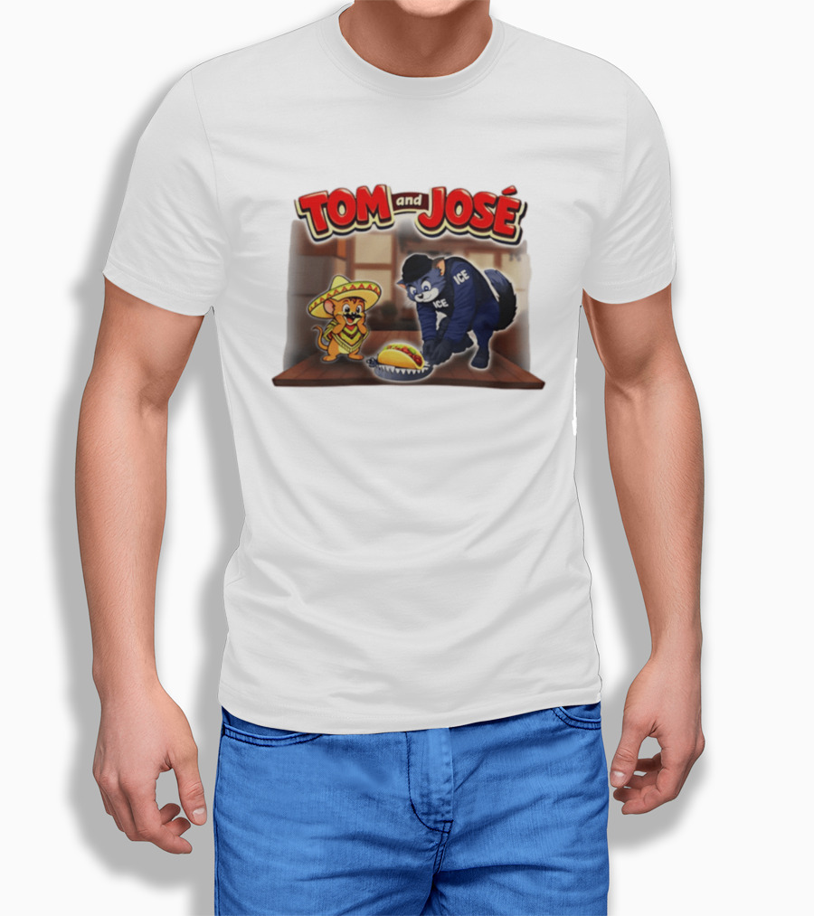 Tom And José Taco Humor Ice T-Shirt
