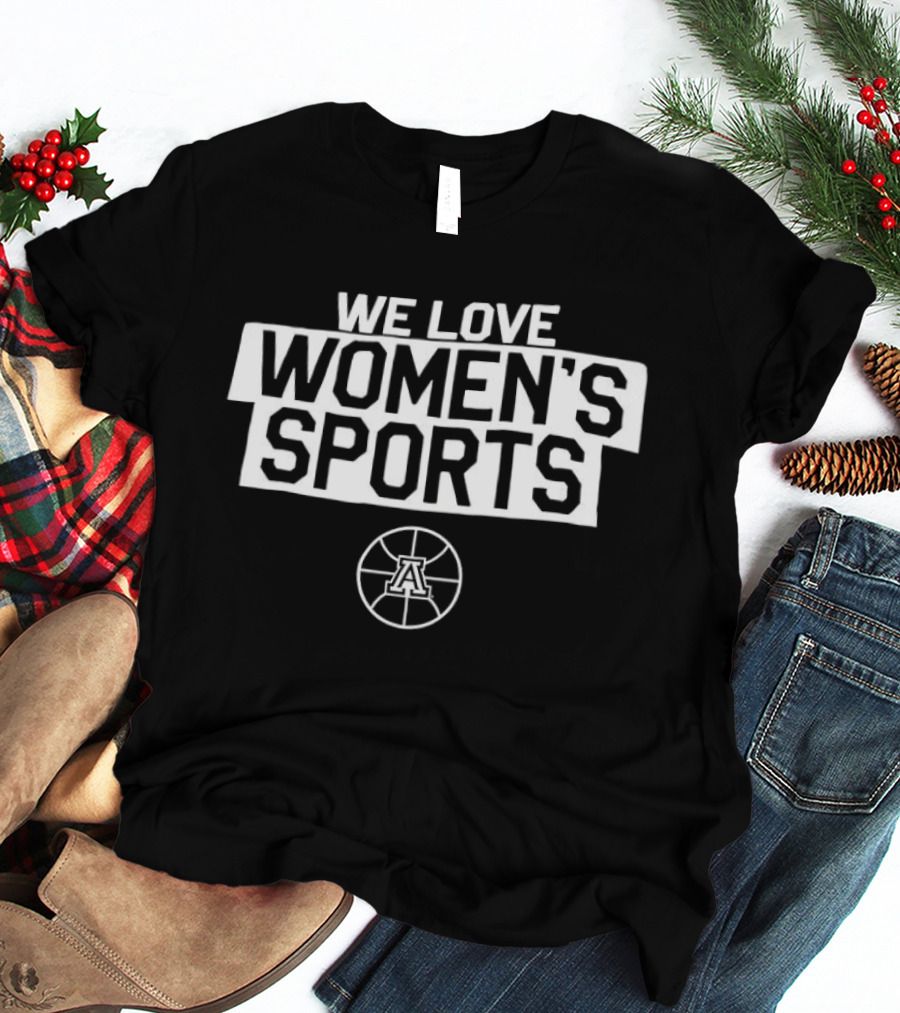 Arizona Wildcats We Love Women's Sports Basketball A T-Shirt