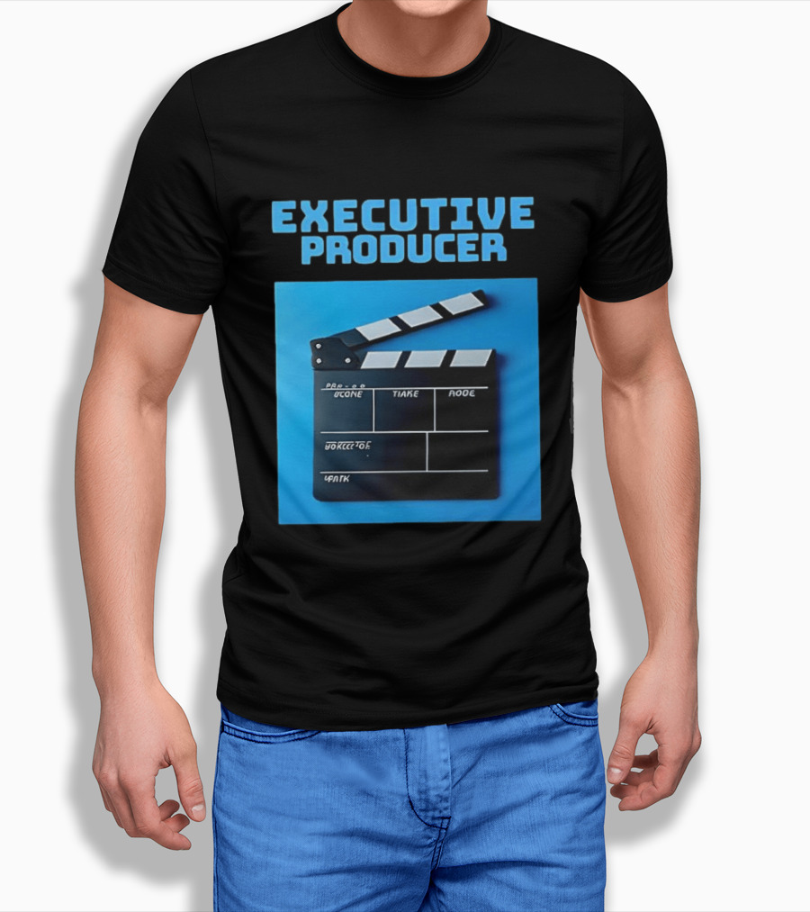 Executive Producer Clapper Board Iconic Movie Director T-Shirt