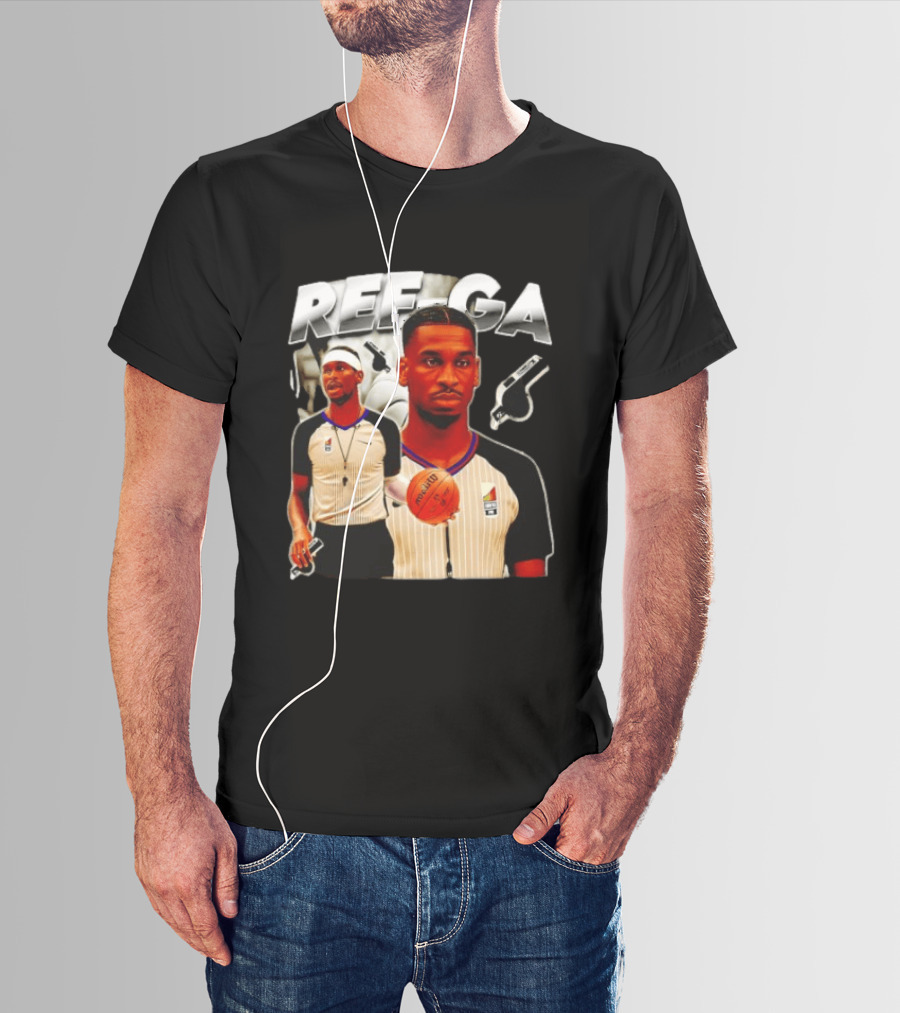 Shai Gilgeous Alexander Basketball Referee Whistle Court Game T-Shirt