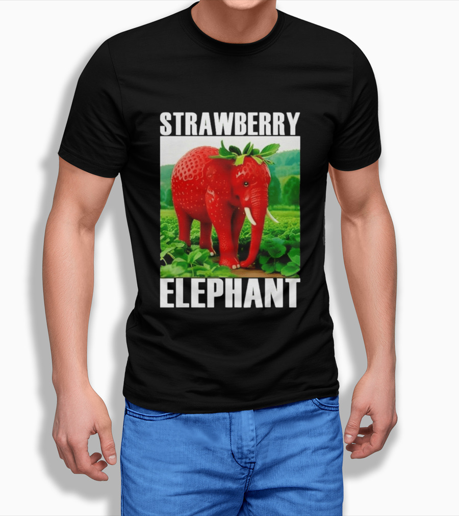 Strawberry Elephant Brainrot T-Shirt