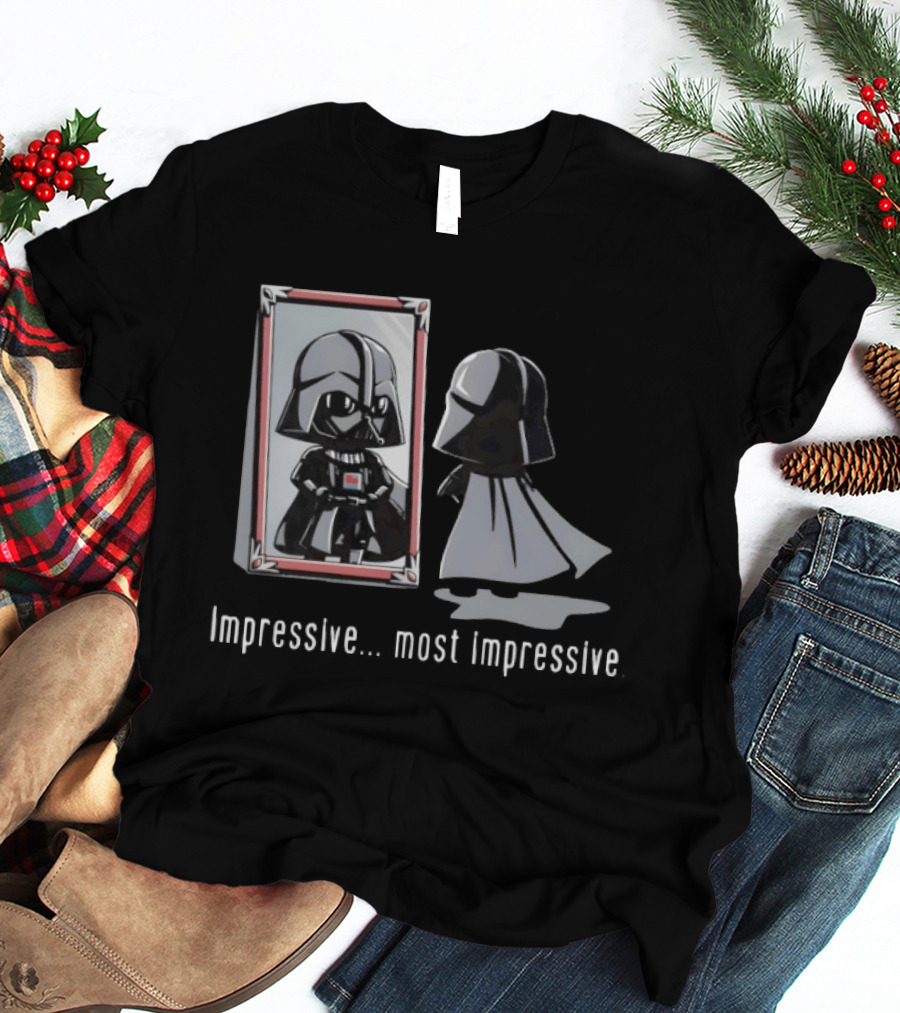 Impressive Most Impressive Darth Vader Mirror Reflection T-Shirt